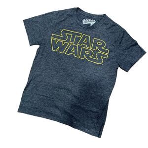 🥗 STAR WARS Grey Graphic Tee SIZE SMALL Old Navy Collectabilitees Tagless
